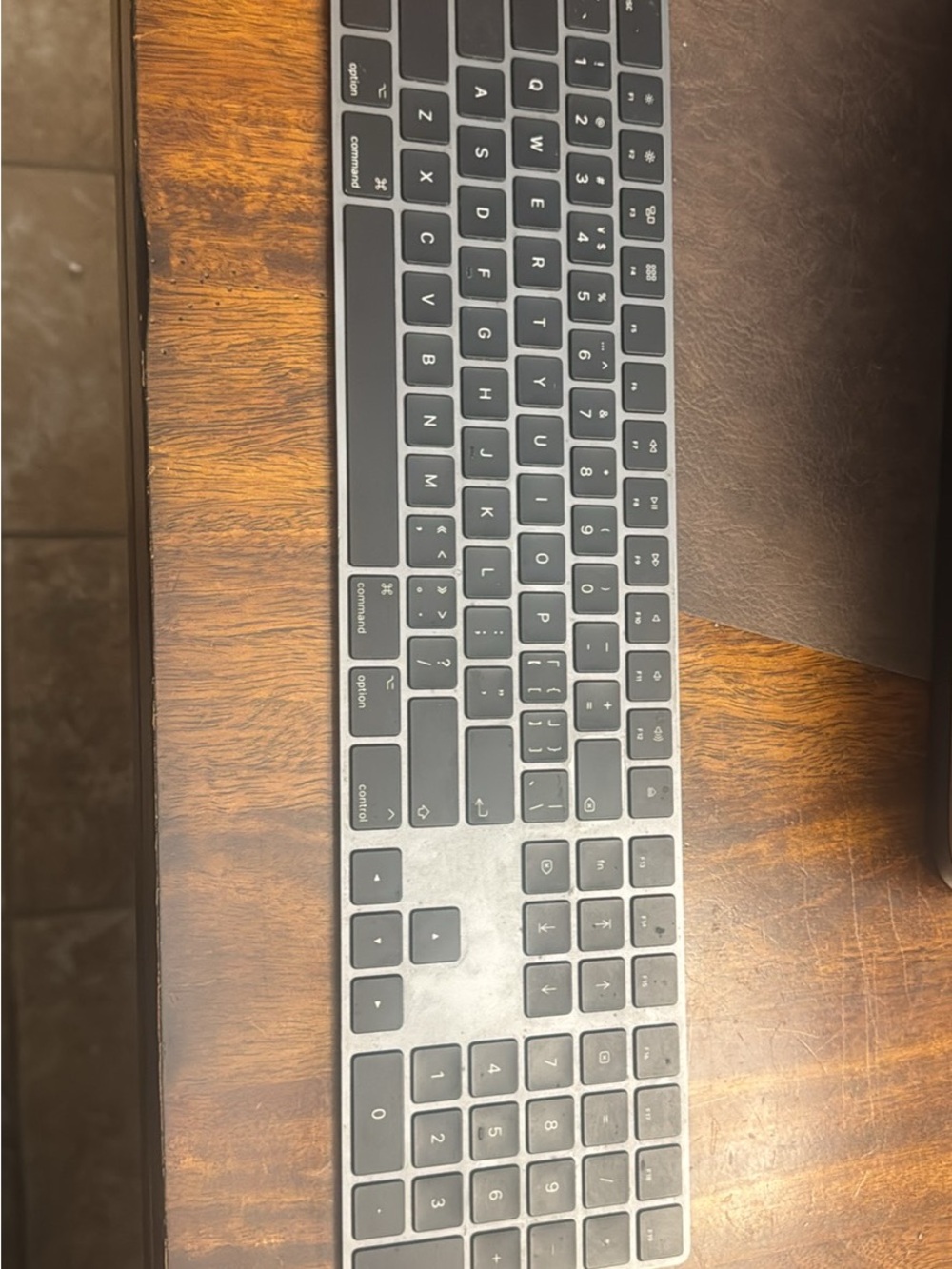Apple Space Gray Wireless Bluetooth Keyboard with Numeric Keypad